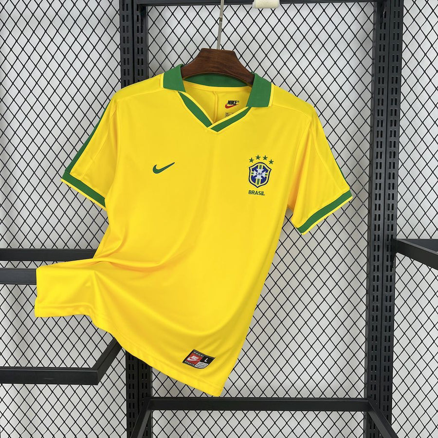 Retro Brazil Home Shirt 1997